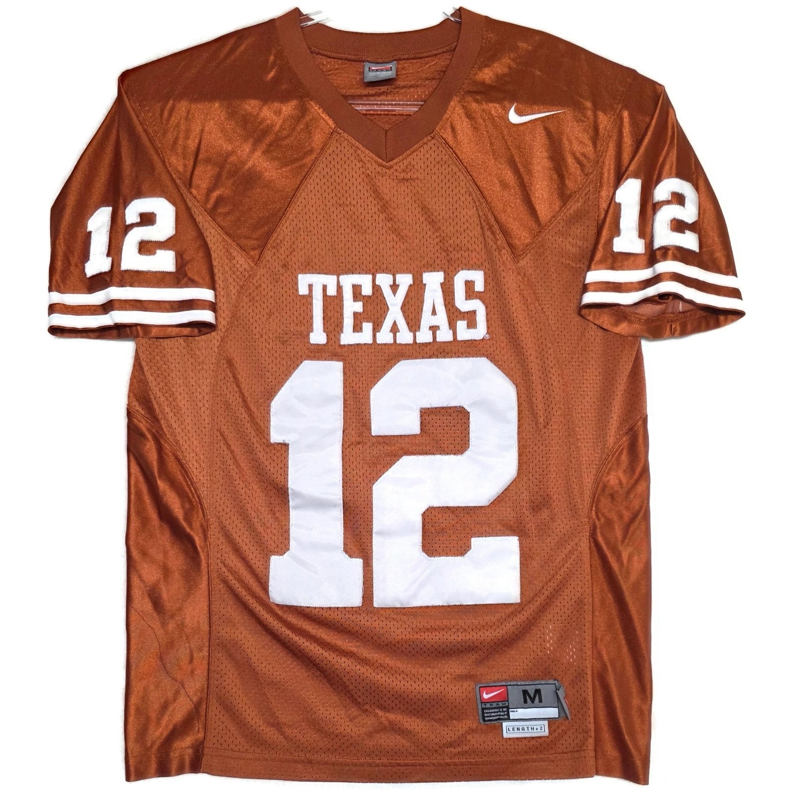 Texas Longhorns Football Jersey Mens Medium Orange Ncaa College Nike 12